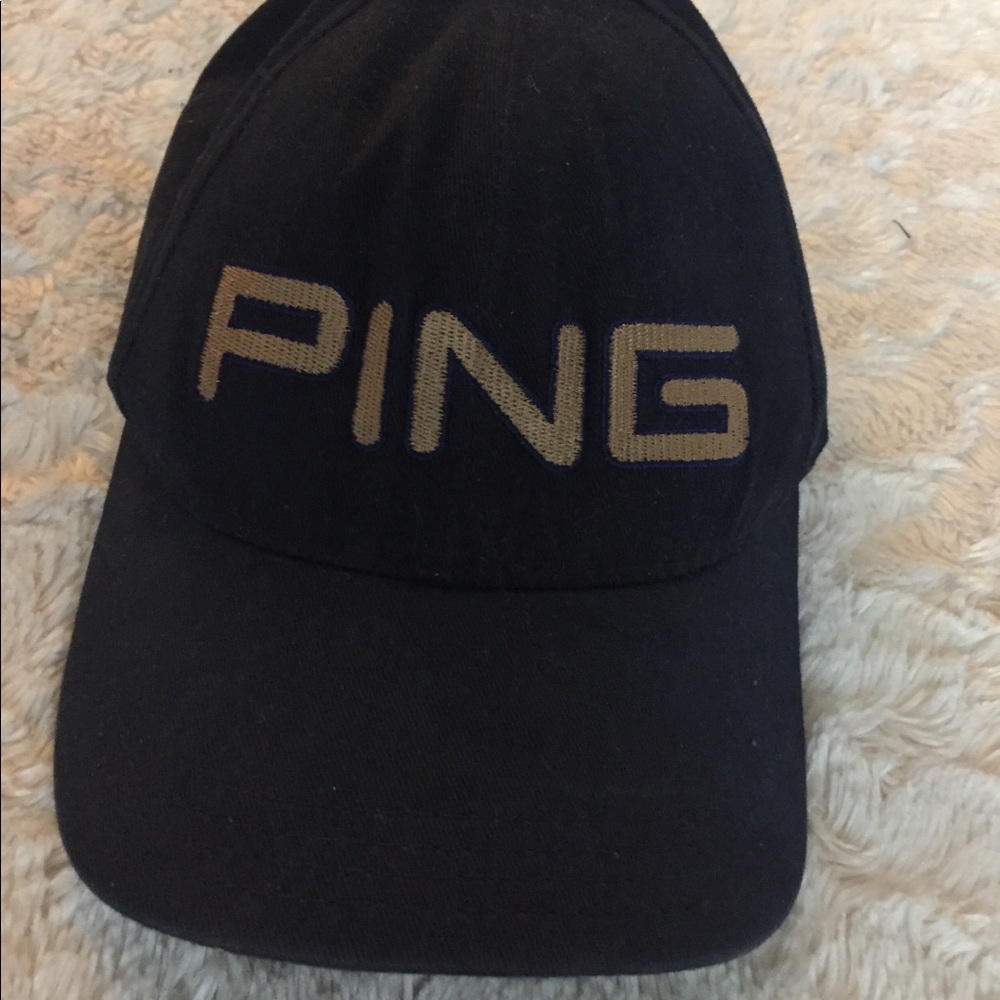 Ping Ball Cap With Leather Adjustment Band